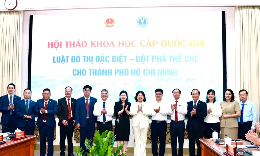 Luật Đô thị đặc biệt: Tháo gỡ những điểm nghẽn thể chế, mở đường cho mô hình quản trị mới của TP Hồ Chí Minh Luật Đô thị đặc biệt: Tháo gỡ những điểm nghẽn thể chế, mở đường cho mô hình quản trị mới của TP Hồ Chí Minh