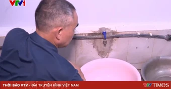 Mất nước kéo dài, hàng nghìn hộ dân ở Hải Phòng xoay xở từng xô nước