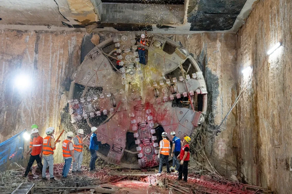 Máy đào hầm TBM “Táo Bạo” về đích, hoàn thành khoan hầm metro Nhổn – ga Hà Nội Máy đào hầm TBM “Táo Bạo” về đích, hoàn thành khoan hầm metro Nhổn – ga Hà Nội