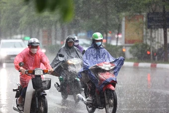 Miền Bắc sắp đón đợt không khí lạnh mới, mưa rào 2 ngày liên tiếp