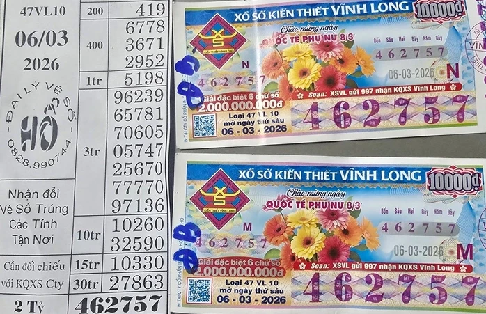 Một đại lý lập “kỷ lục” về 13 giải độc đắc xổ số miền Nam Một đại lý lập “kỷ lục” về 13 giải độc đắc xổ số miền Nam