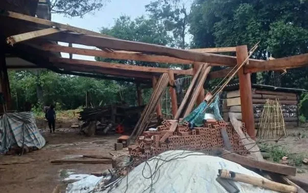 Mưa đá kèm dông lốc gây thiệt hại tại xã Pu Nhi, Điện Biên Mưa đá kèm dông lốc gây thiệt hại tại xã Pu Nhi, Điện Biên