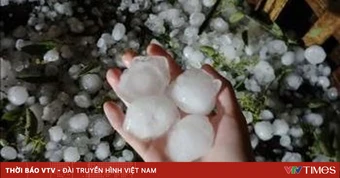 Mưa đá khiến 4 người bị thương tại xã Bắc Hà, Lào Cai