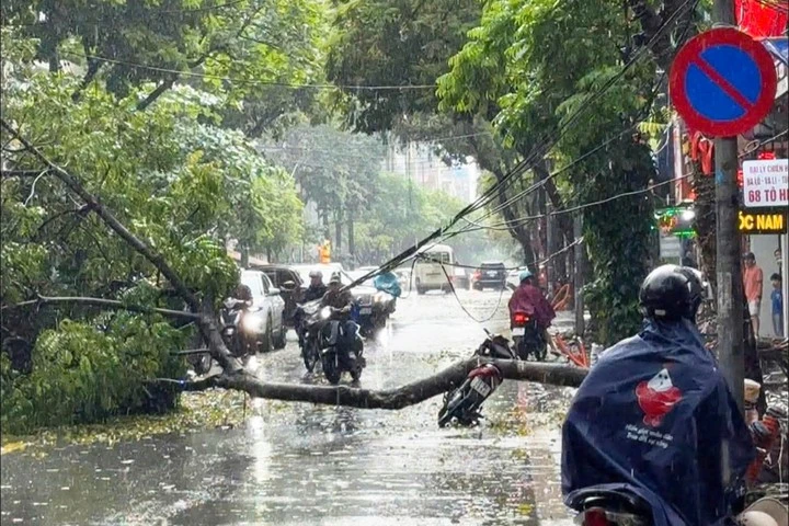 Mưa dông làm 4 người chết, 9 người bị thương Mưa dông làm 4 người chết, 9 người bị thương