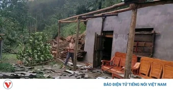Mưa dông, lốc xoáy gây nhiều thiệt hại cho Lào Cai