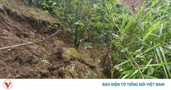 Mưa kéo dài gây sạt lở đất đá tại nhiều nơi ở Sơn La