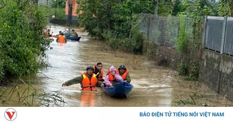 Mưa lớn gây ngập hơn 100 nhà dân ở Lâm Đồng
