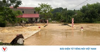 Mưa lớn gây ngập lụt nghiêm trọng ở vùng cao  Bắc Ninh, nhiều thôn bản bị cô lập