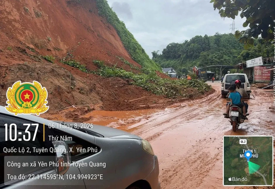 Mưa lớn gây sạt lở trên nhiều tuyến giao thông, Tuyên Quang khẩn trương xử lý khắc phục Mưa lớn gây sạt lở trên nhiều tuyến giao thông, Tuyên Quang khẩn trương xử lý khắc phục