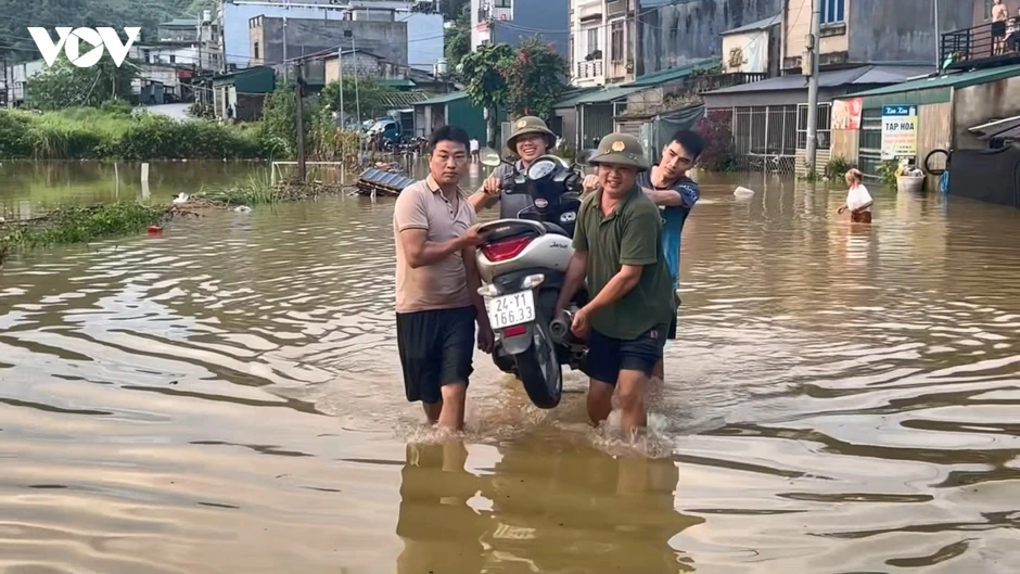 Mưa lớn kéo dài gây ngập lụt và sạt lở diện rộng tại xã Mường Khương, Lào Cai