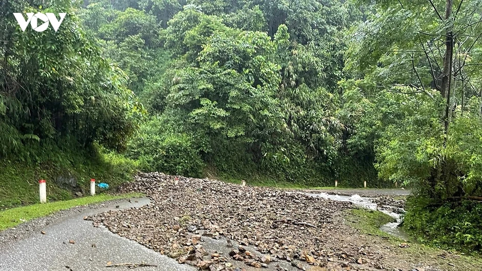 Mưa lớn khiến nhiều khu vực ở Cao Bằng sạt lở, ngập úng Mưa lớn khiến nhiều khu vực ở Cao Bằng sạt lở, ngập úng