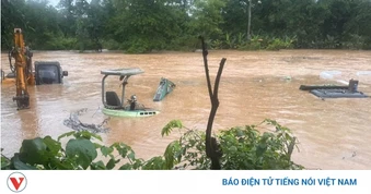 Mưa lớn khiến nhiều khu vực ở Cao Bằng sạt lở, ngập úng
