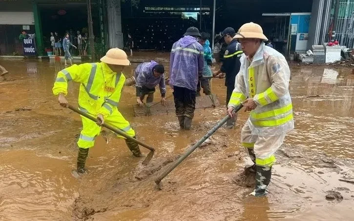 Mưa lớn, sạt lở đất đá gây thiệt hại nặng tại Sơn La Mưa lớn, sạt lở đất đá gây thiệt hại nặng tại Sơn La
