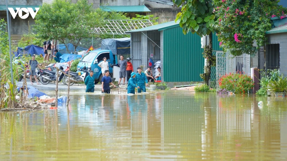 Mường Khương (Lào Cai) phát huy hiệu quả "4 tại chỗ" trong mưa lũ