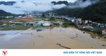 Mường Khương (Lào Cai) phát huy hiệu quả "4 tại chỗ" trong mưa lũ