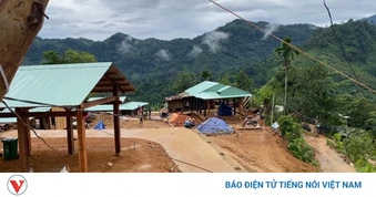 Nam Trà My gấp rút dựng làng mới, đưa dân khỏi vùng sạt lở trước mùa mưa