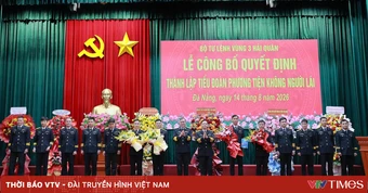 Nâng cao năng lực trinh sát biển đảo với Tiểu đoàn Phương tiện không người lái mới