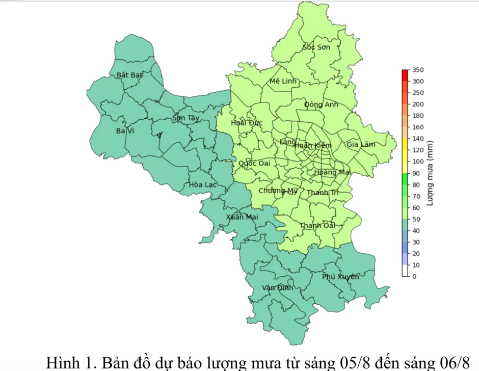 Nâng mức cảnh báo mưa lớn ở Hà Nội Nâng mức cảnh báo mưa lớn ở Hà Nội