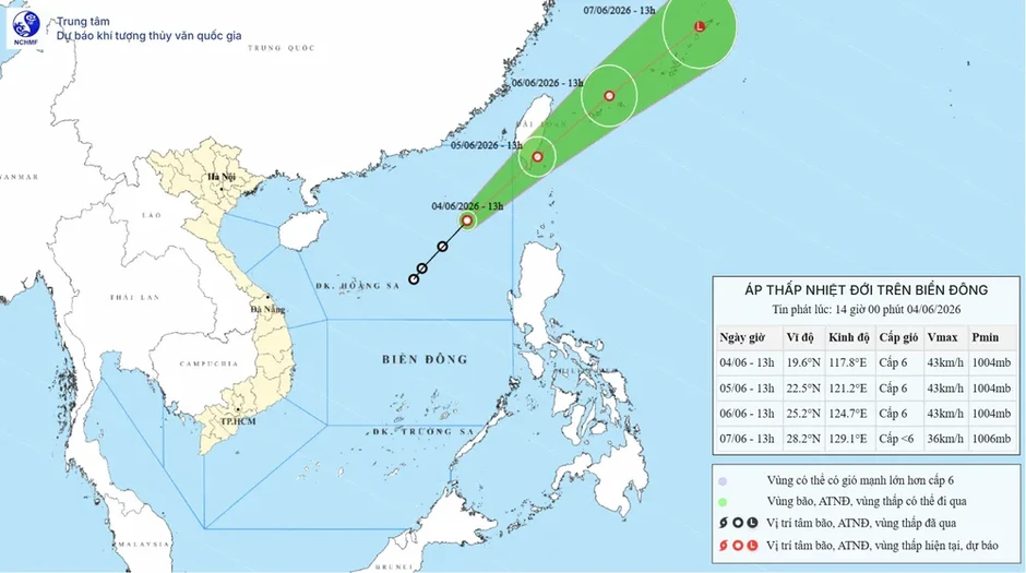 Nắng nóng kéo dài đến ngày 9-6