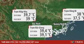 Nắng nóng nhiều nơi ở Miền Bắc vượt kỷ lục nhiệt độ tháng 5
