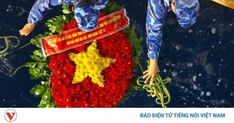 Nén tâm hương tại lễ tưởng niệm linh thiêng giữa muôn trùng khơi Tây Nam