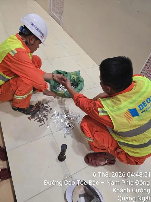 Ngăn chặn kịp thời phương tiện làm rơi vật sắc nhọn trên các tuyến cao tốc Nam Trung Bộ Ngăn chặn kịp thời phương tiện làm rơi vật sắc nhọn trên các tuyến cao tốc Nam Trung Bộ
