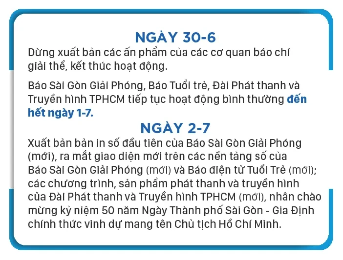 Ngày 2-7, ra mắt các sản phẩm mới của Cơ quan Báo và Phát thanh, Truyền hình TPHCM Ngày 2-7, ra mắt các sản phẩm mới của Cơ quan Báo và Phát thanh, Truyền hình TPHCM