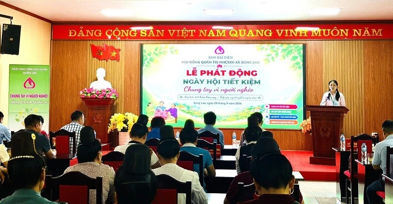 Ngày hội tiết kiệm, chung tay vì người nghèo ở Điện Biên Ngày hội tiết kiệm, chung tay vì người nghèo ở Điện Biên