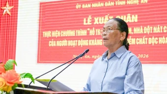 Nghệ An hỗ trợ xóa nhà tạm, nhà dột nát cho con đẻ của người hoạt động kháng chiến bị nhiễm chất độc hóa học