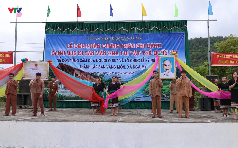 Nghi lễ “đón tiếng sấm” của người Ơ Đu trở thành Di sản văn hóa phi vật thể quốc gia Nghi lễ “đón tiếng sấm” của người Ơ Đu trở thành Di sản văn hóa phi vật thể quốc gia