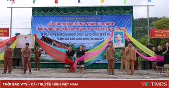 Nghi lễ “đón tiếng sấm” của người Ơ Đu trở thành Di sản văn hóa phi vật thể quốc gia