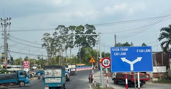 Nghiên cứu giải pháp đảm bảo an toàn tại điểm cuối tuyến tránh Cao Lãnh giao với quốc lộ 30