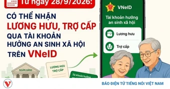 Người dân có thể nhận lương hưu, an sinh xã hội qua VNeID từ ngày 28/9
