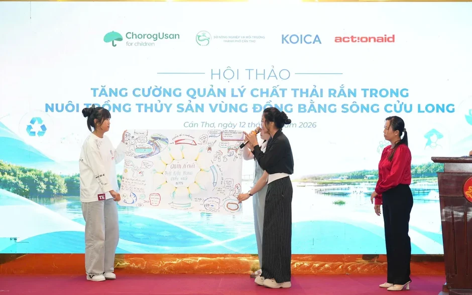 Người dân ĐBSCL chủ động tham gia quản lý chất thải rắn trong nuôi trồng thủy sản Người dân ĐBSCL chủ động tham gia quản lý chất thải rắn trong nuôi trồng thủy sản