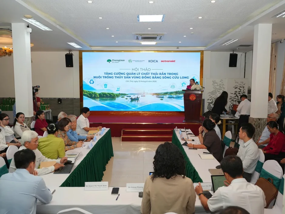 Người dân ĐBSCL chủ động tham gia quản lý chất thải rắn trong nuôi trồng thủy sản Người dân ĐBSCL chủ động tham gia quản lý chất thải rắn trong nuôi trồng thủy sản