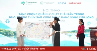 Người dân ĐBSCL chủ động tham gia quản lý chất thải rắn trong nuôi trồng thủy sản