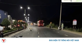 Người đàn ông bị tử vong khi đi ngược chiều tông trực diện vào xe khách