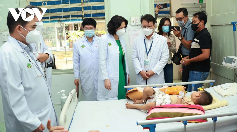 Nguy cơ bùng phát dịch tay chân miệng, Bộ Y tế kiểm tra thực tế tại TP.HCM Nguy cơ bùng phát dịch tay chân miệng, Bộ Y tế kiểm tra thực tế tại TP.HCM