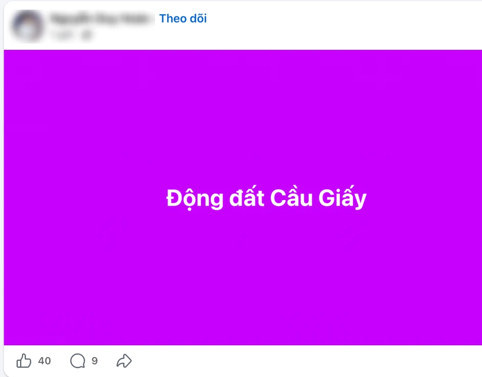 Nhà cửa rung lên trong tích tắc tối 18/5, người dân Hà Nội xôn xao vì nghi có động đất Nhà cửa rung lên trong tích tắc tối 18/5, người dân Hà Nội xôn xao vì nghi có động đất