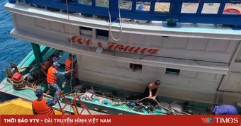 Nhà giàn DK1/10 kịp thời cấp cứu ngư dân bị đột quỵ trên biển