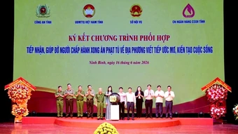 Nhân rộng toàn quốc mô hình tái hòa nhập cộng đồng hiệu quả của Ninh Bình