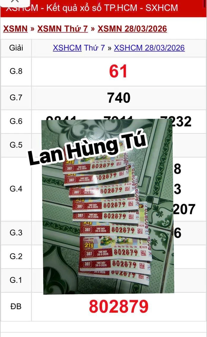 Nhiều khách hàng trúng 3 giải độc đắc xổ số miền Nam “lộ diện” vào chiều 29-3 Nhiều khách hàng trúng 3 giải độc đắc xổ số miền Nam “lộ diện” vào chiều 29-3