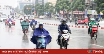 Nhiều khu vực trên cả nước mưa dông, có nơi mưa rất to trên 200mm