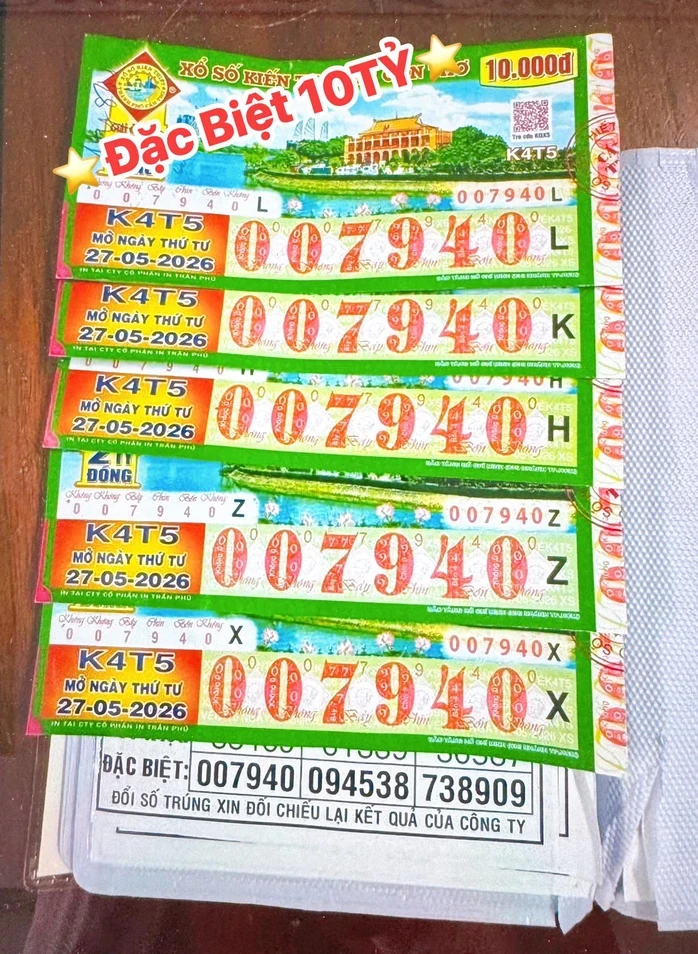 Nhiều người ở 2 tỉnh trúng 3 giải độc đắc xổ số miền Nam Nhiều người ở 2 tỉnh trúng 3 giải độc đắc xổ số miền Nam