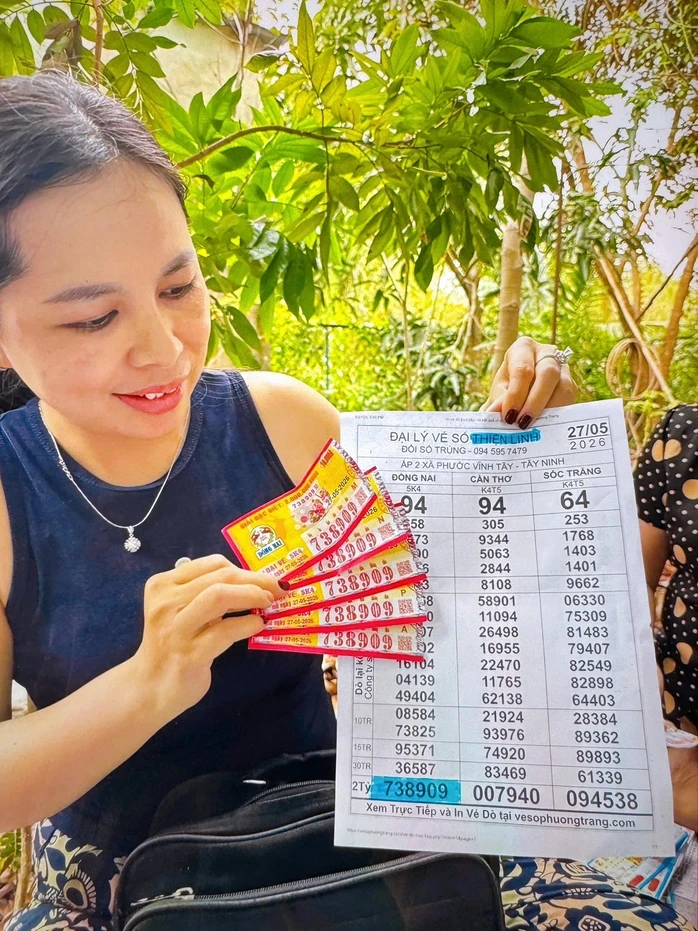 Nhiều người ở TPHCM, Tây Ninh, An Giang, Vĩnh Long trúng độc đắc xổ số miền Nam Nhiều người ở TPHCM, Tây Ninh, An Giang, Vĩnh Long trúng độc đắc xổ số miền Nam