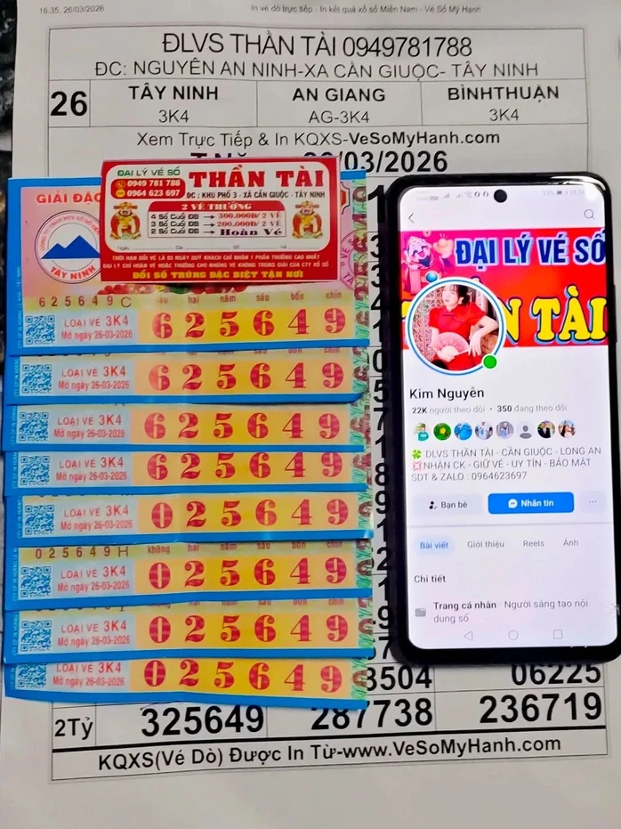 Nhiều người trúng thưởng xổ số miền Nam ngày 27-3 với giải độc đắc hấp dẫn Nhiều người trúng thưởng xổ số miền Nam ngày 27-3 với giải độc đắc hấp dẫn