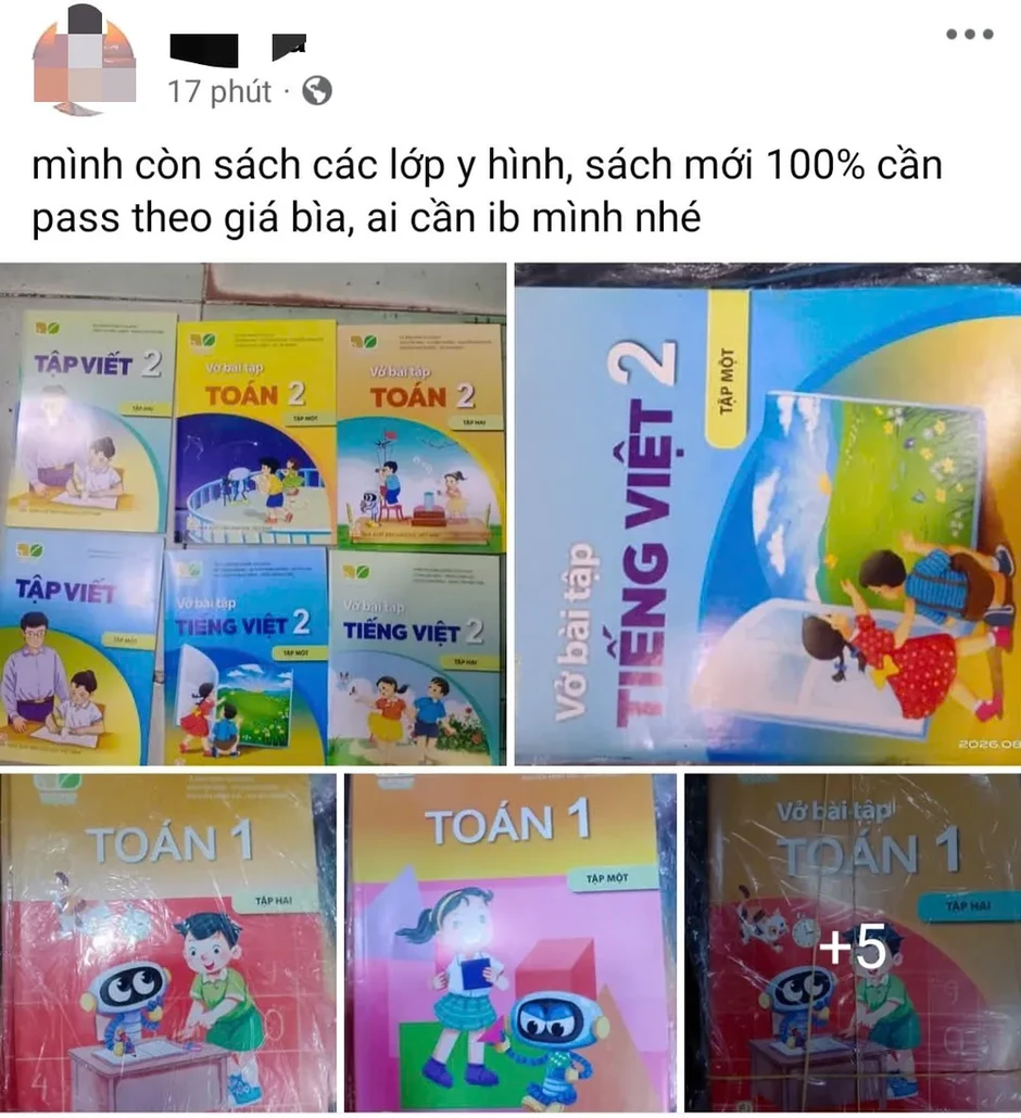 Nhiều phụ huynh "sập bẫy" khi mua sách giáo khoa online