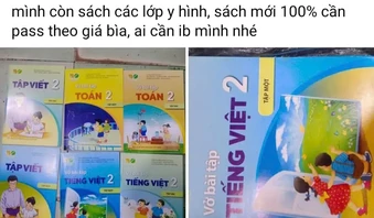Nhiều phụ huynh "sập bẫy" khi mua sách giáo khoa online