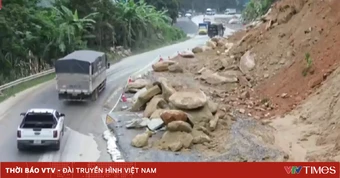 Nhiều tuyến đường ở Lào Cai sạt lở do mưa lớn kéo dài