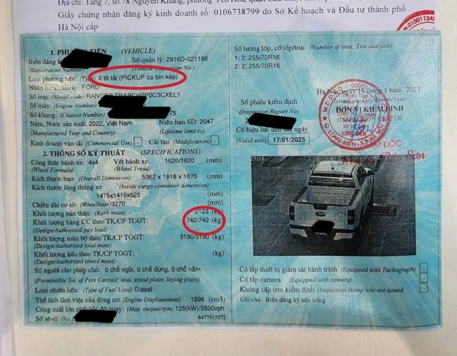 Nhiều ý kiến xung quanh quy định hạn chế xe bán tải vào nội đô Hà Nội